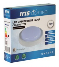 Iris Lighting ML-CELCPROOF 24W/4000K/2200lm IP44 fehér LED mennyezeti lámpa Háztartás / Otthon / Kültér - Világítás / elektromosság - Fali / mennyezeti lámpa - 476740
