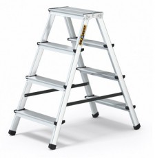 IRIS BEST DRABEST HOME 2x4 lépcsős kétoldalon járható alumínium létra, fellépő, összecsukható Háztartás / Otthon / Kültér - Kültér / kerti termék / grill - Létra - 507085