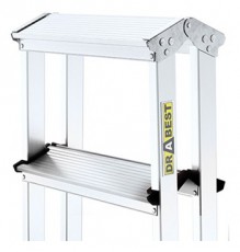 IRIS BEST DRABEST HOME 2x4 lépcsős kétoldalon járható alumínium létra, fellépő, összecsukható Háztartás / Otthon / Kültér - Kültér / kerti termék / grill - Létra - 507085