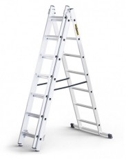 IRIS BEST DRABEST HOME 3x7 lépcsős multifunkcionális alumínium létra, kitolható, összecsukható Háztartás / Otthon / Kültér - Kültér / kerti termék / grill - Létra - 507080
