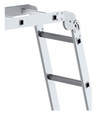 IRIS BEST DRABEST HOME 4x3 lépcsős univerzális alumínium létra, összecsukható, 150 kg teherbírás, DR-AL-DU-HOME-4X3 Háztartás / Otthon / Kültér - Kültér / kerti termék / grill - Létra - 507082