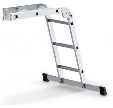 IRIS BEST DRABEST HOME 4x3 lépcsős univerzális alumínium létra, összecsukható, 150 kg teherbírás, DR-AL-DU-HOME-4X3 Háztartás / Otthon / Kültér - Kültér / kerti termék / grill - Létra - 507082