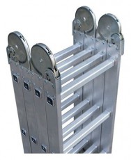 IRIS BEST DRABEST HOME 4x3 lépcsős univerzális alumínium létra, összecsukható, 150 kg teherbírás, DR-AL-DU-HOME-4X3 Háztartás / Otthon / Kültér - Kültér / kerti termék / grill - Létra - 507082