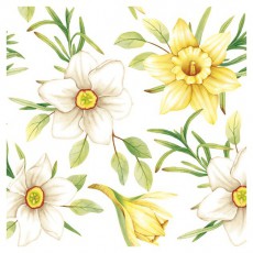 Iris Daisy-Maki Koktél szalvéta 25x25cm, 20db/csomag, 3 rétegű, vegyes minták Konyhai termékek - Egyéb / Konyhai kiegészítő - 507366