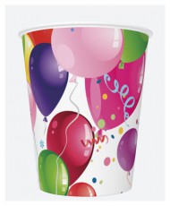 Iris Daisy papírpohár, 250 ml, különböző színekben és mintákkal, 8db/csomag Konyhai termékek - Egyéb / Konyhai kiegészítő - 507398