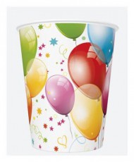 Iris Daisy papírpohár, 250 ml, különböző színekben és mintákkal, 8db/csomag Konyhai termékek - Egyéb / Konyhai kiegészítő - 507398