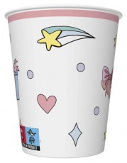 Iris Daisy papírpohár, 250 ml, különböző színekben és mintákkal, 8db/csomag Konyhai termékek - Egyéb / Konyhai kiegészítő - 507398