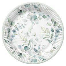 Iris Everyday Daisy papír tányérok 22,7 cm átmérőjű, 8db/csomag különböző színekben és mintákkal - Konyhai termékek - Egyéb / Konyhai kiegészítő - 507401