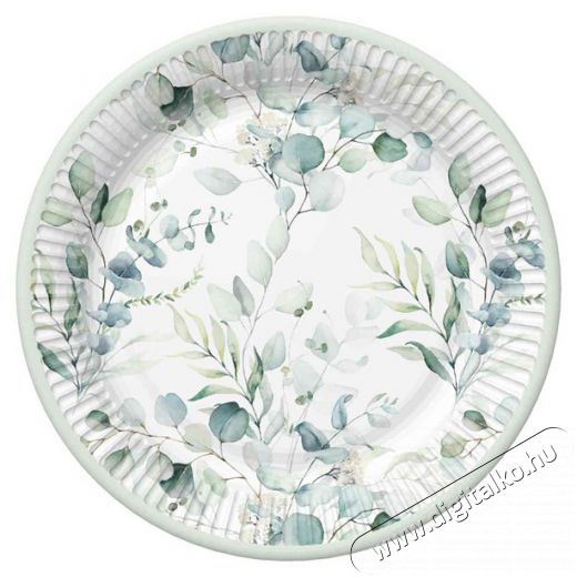 Iris Everyday Daisy papír tányérok 22,7 cm átmérőjű, 8db/csomag különböző színekben és mintákkal Konyhai termékek - Egyéb / Konyhai kiegészítő - 507401