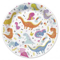 Iris Everyday Daisy papír tányérok 22,7 cm átmérőjű, 8db/csomag különböző színekben és mintákkal Konyhai termékek - Egyéb / Konyhai kiegészítő - 507401