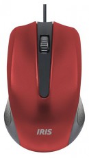 Iris IOM861-R Vezetékes Egér piros Iroda és számítástechnika - Egér - Vezetékes egér - 508312