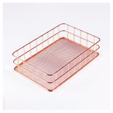 Iris KT-212 2 db-os fémrácsos tárolókosár szett (17.5cmx12cmx6cm, 24cmx16cmx6cm) Konyhai termékek - Egyéb / Konyhai kiegészítő - 507732