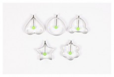 Iris KT-229-S konyhai toj&aacute;ss&uuml;tő forma 5 darabos szett Konyhai term&eacute;kek - Ed&eacute;ny - S&uuml;tőtepsi / s&uuml;tőforma - 508549