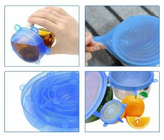 Iris KT-490 6 db-os szilikon fedő szett Konyhai termékek - Egyéb / Konyhai kiegészítő - 507803