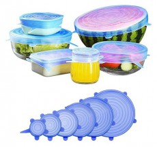 Iris KT-490 6 db-os szilikon fedő szett Konyhai termékek - Egyéb / Konyhai kiegészítő - 507803