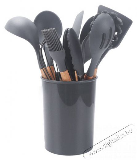 Iris KT-003-DG 11db-os sötét szürke konyhai eszköz készlet Konyhai termékek - Konyhai eszköz - Készlet / szett - 513474