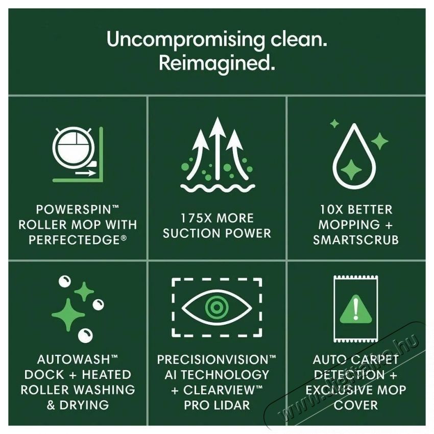 iRobot Roomba Max 705 Combo robotporsz&iacute;v&oacute; 2in1 AutoWash(TM) Dokkol&oacute;val, fekete H&aacute;ztart&aacute;s / Otthon / K&uuml;lt&eacute;r - Porsz&iacute;v&oacute; / takar&iacute;t&oacute;g&eacute;p - Robotporsz&iacute;v&oacute; - 531459