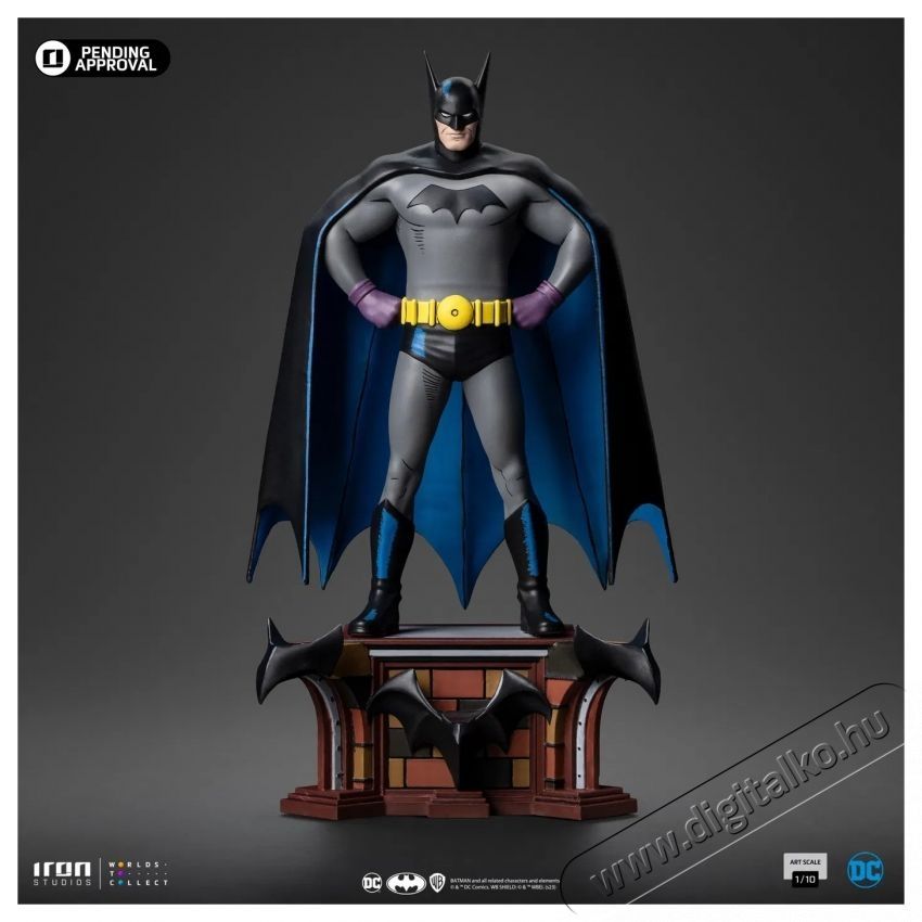 Iron Studios DC Comics - Batman Detective 85th Anniversary - Art Scale 1/10 H&aacute;ztart&aacute;s / Otthon / K&uuml;lt&eacute;r - J&aacute;t&eacute;k / Sport - J&aacute;t&eacute;kfigura - 531859