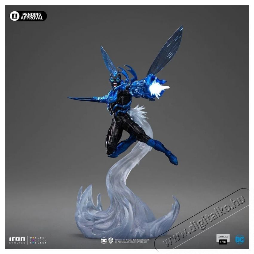 Iron Studios DC Comics - Blue Beetle - Art Scale 1/10 H&aacute;ztart&aacute;s / Otthon / K&uuml;lt&eacute;r - J&aacute;t&eacute;k / Sport - J&aacute;t&eacute;kfigura - 531871