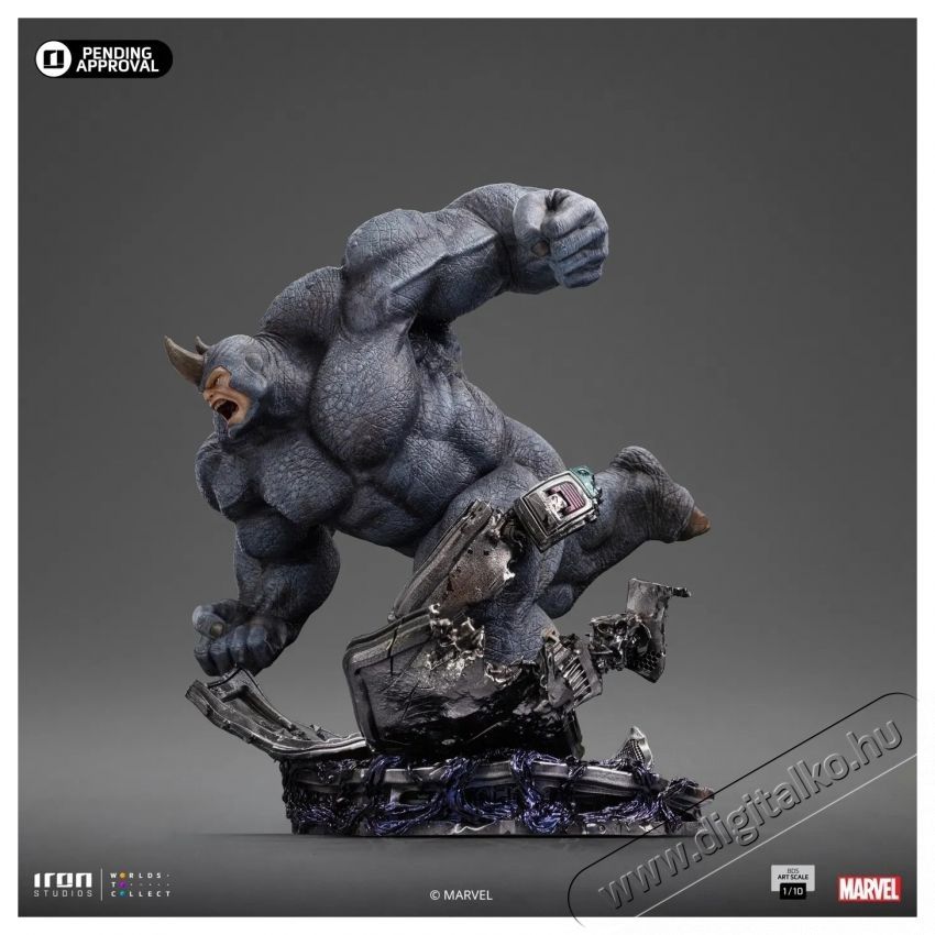 Iron Studios Marvel - Rhino - Spider-man vs Villains Diorama - BDS Art Scale 1/10 H&aacute;ztart&aacute;s / Otthon / K&uuml;lt&eacute;r - J&aacute;t&eacute;k / Sport - J&aacute;t&eacute;kfigura - 531868