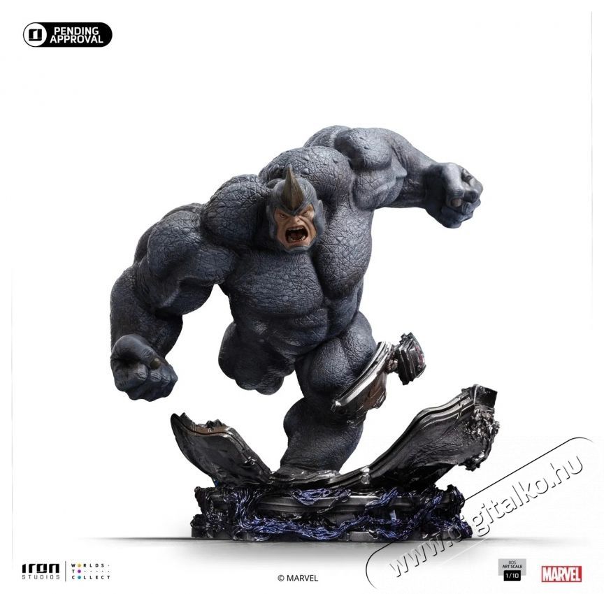 Iron Studios Marvel - Rhino - Spider-man vs Villains Diorama - BDS Art Scale 1/10 H&aacute;ztart&aacute;s / Otthon / K&uuml;lt&eacute;r - J&aacute;t&eacute;k / Sport - J&aacute;t&eacute;kfigura - 531868