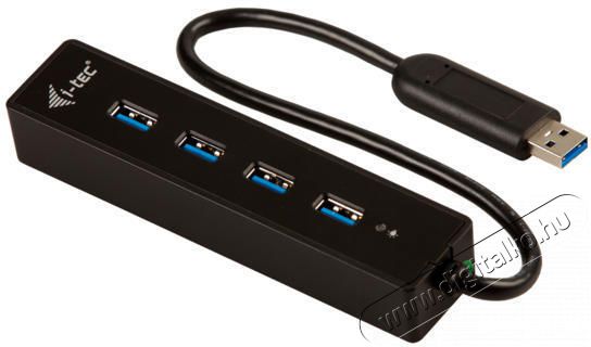 i-tec U3HUB401 4 portos USB HUB 3.0 Iroda és számítástechnika - Notebook kiegészítő - USB hub / elosztó - 310205