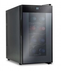 Ivation 8 palackos ThermoElec borhűtő Konyhai termékek - Hűtő, fagyasztó (szabadonálló) - Borhűtő - 355122