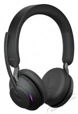 Jabra Evolve2 65 MS Stereo USB-C Black Audio-Video / Hifi / Multimédia - Fül és Fejhallgatók - Fejhallgató mikrofonnal / headset - 503354