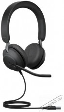 Jabra Evolve2 40 SE MS Stereo USB-A Audio-Video / Hifi / Multim&eacute;dia - F&uuml;l &eacute;s Fejhallgat&oacute;k - Fejhallgat&oacute; mikrofonnal / headset - 509984