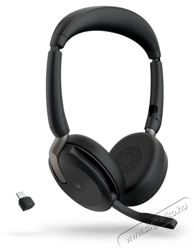 Jabra Evolve2 65 FLEX LINK380C MS Stereo Audio-Video / Hifi / Multim&eacute;dia - F&uuml;l &eacute;s Fejhallgat&oacute;k - Fejhallgat&oacute; mikrofonnal / headset - 509989