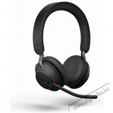Jabra Evolve2 65 MS Stereo USB-A Black Audio-Video / Hifi / Multim&eacute;dia - F&uuml;l &eacute;s Fejhallgat&oacute;k - Fejhallgat&oacute; mikrofonnal / headset - 509980