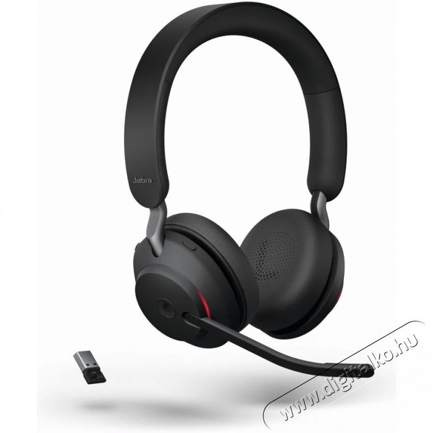 Jabra Evolve2 65 MS Stereo USB-A Black Audio-Video / Hifi / Multim&eacute;dia - F&uuml;l &eacute;s Fejhallgat&oacute;k - Fejhallgat&oacute; mikrofonnal / headset - 509980