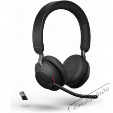 Jabra Evolve2 65 MS Stereo USB-A Black Audio-Video / Hifi / Multim&eacute;dia - F&uuml;l &eacute;s Fejhallgat&oacute;k - Fejhallgat&oacute; mikrofonnal / headset - 509980