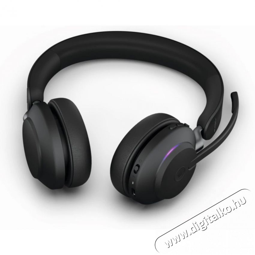 Jabra Evolve2 65 MS Stereo USB-A Black Audio-Video / Hifi / Multim&eacute;dia - F&uuml;l &eacute;s Fejhallgat&oacute;k - Fejhallgat&oacute; mikrofonnal / headset - 509980