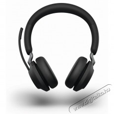 Jabra Evolve2 65 MS Stereo USB-A Black Audio-Video / Hifi / Multim&eacute;dia - F&uuml;l &eacute;s Fejhallgat&oacute;k - Fejhallgat&oacute; mikrofonnal / headset - 509980