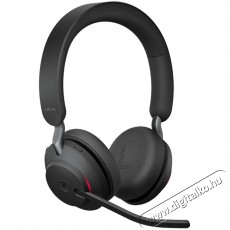 Jabra Evolve2 65 MS Stereo USB-A Stand Black Audio-Video / Hifi / Multim&eacute;dia - F&uuml;l &eacute;s Fejhallgat&oacute;k - Fejhallgat&oacute; mikrofonnal / headset - 509987
