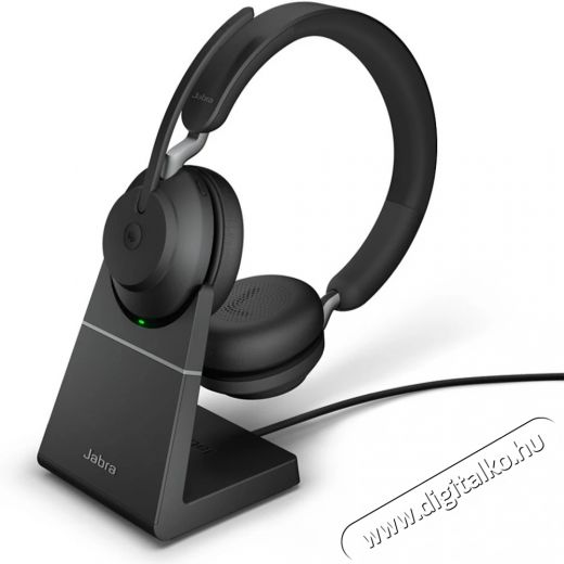Jabra Evolve2 65 MS Stereo USB-A Stand Black Audio-Video / Hifi / Multim&eacute;dia - F&uuml;l &eacute;s Fejhallgat&oacute;k - Fejhallgat&oacute; mikrofonnal / headset - 509987