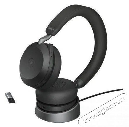 Jabra Evolve2 75 MS Stereo USB-C Stand Black Audio-Video / Hifi / Multim&eacute;dia - F&uuml;l &eacute;s Fejhallgat&oacute;k - Fejhallgat&oacute; - 509992