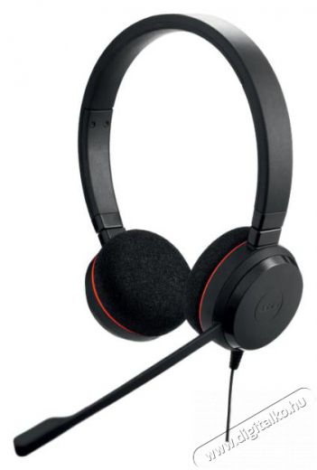 Jabra Evolve 20 SE, Stereo UC, USB C/A, Leather Audio-Video / Hifi / Multimédia - Fül és Fejhallgatók - Fejhallgató - 518815