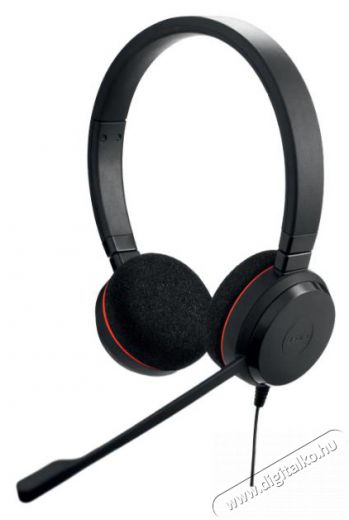 Jabra Evolve 20, Stereo MS, USB C/A adapter Audio-Video / Hifi / Multimédia - Fül és Fejhallgatók - Fejhallgató - 518812