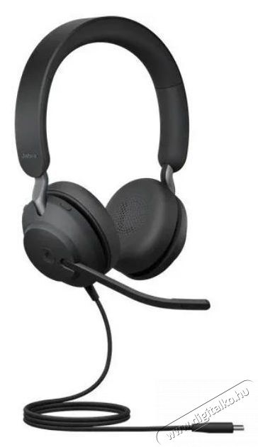 Jabra Evolve2 40 SE MS Stereo USB-C Audio-Video / Hifi / Multim&eacute;dia - F&uuml;l &eacute;s Fejhallgat&oacute;k - Fejhallgat&oacute; - 518818