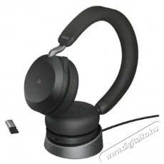 Jabra Evolve2 75 MS Stereo USB-A Stand Black Audio-Video / Hifi / Multim&eacute;dia - F&uuml;l &eacute;s Fejhallgat&oacute;k - Fejhallgat&oacute; - 518802