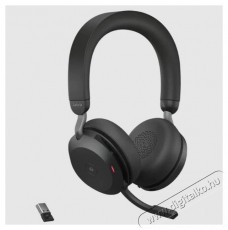Jabra Evolve2 75 MS Stereo USB-C Black Újdonságok - Új termékek - 518801