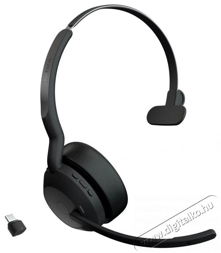 Jabra Evolve2 55, Link380/390c UC Mono Audio-Video / Hifi / Multim&eacute;dia - F&uuml;l &eacute;s Fejhallgat&oacute;k - Fejhallgat&oacute; mikrofonnal / headset - 529607