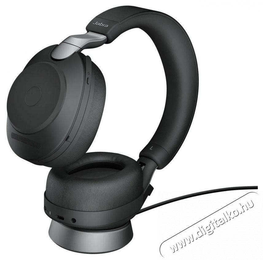 Jabra Evolve2 85, Link380/390c UC Stereo, Std Black Fejhallgat&oacute; Audio-Video / Hifi / Multim&eacute;dia - F&uuml;l &eacute;s Fejhallgat&oacute;k - Fejhallgat&oacute; - 529636