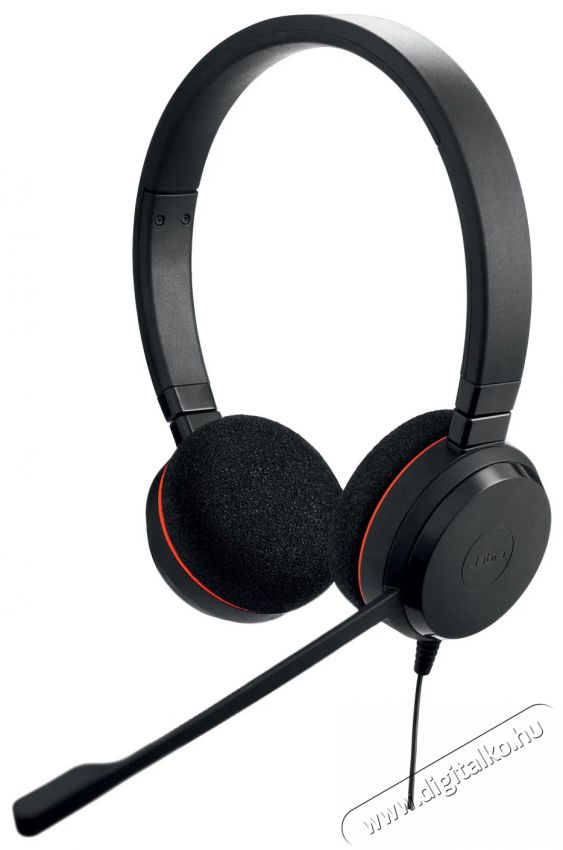 Jabra Evolve 20 SE, Stereo MS, USB C/A, Leather Fejhallgat&oacute; Audio-Video / Hifi / Multim&eacute;dia - F&uuml;l &eacute;s Fejhallgat&oacute;k - Fejhallgat&oacute; mikrofonnal / headset - 529592