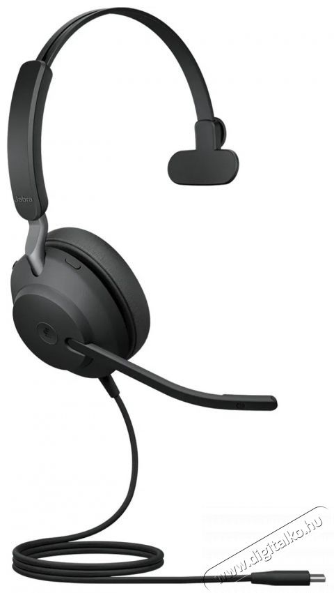 Jabra Evolve2 40 SE, USB C/A, MS Mono Audio-Video / Hifi / Multim&eacute;dia - F&uuml;l &eacute;s Fejhallgat&oacute;k - Fejhallgat&oacute; mikrofonnal / headset - 529599