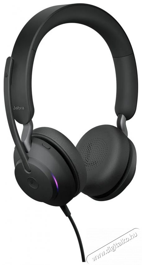 Jabra Evolve2 40 SE, USB C/A, MS Stereo Audio-Video / Hifi / Multim&eacute;dia - F&uuml;l &eacute;s Fejhallgat&oacute;k - Fejhallgat&oacute; mikrofonnal / headset - 529600