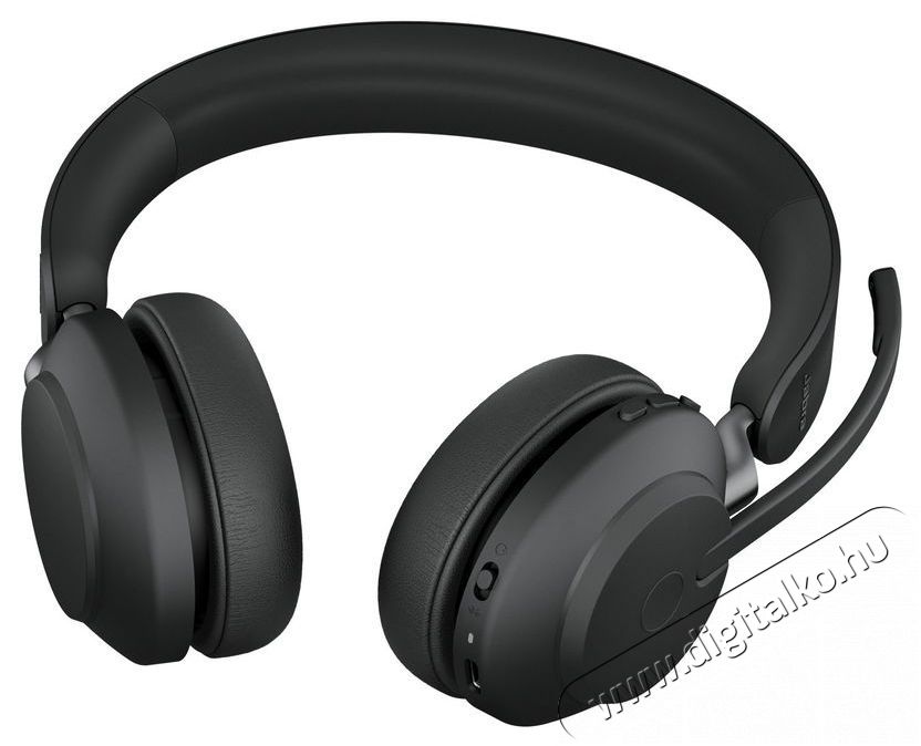 Jabra Evolve2 65, Link380/390a UC Stereo, Black Audio-Video / Hifi / Multim&eacute;dia - F&uuml;l &eacute;s Fejhallgat&oacute;k - Fejhallgat&oacute; mikrofonnal / headset - 529618