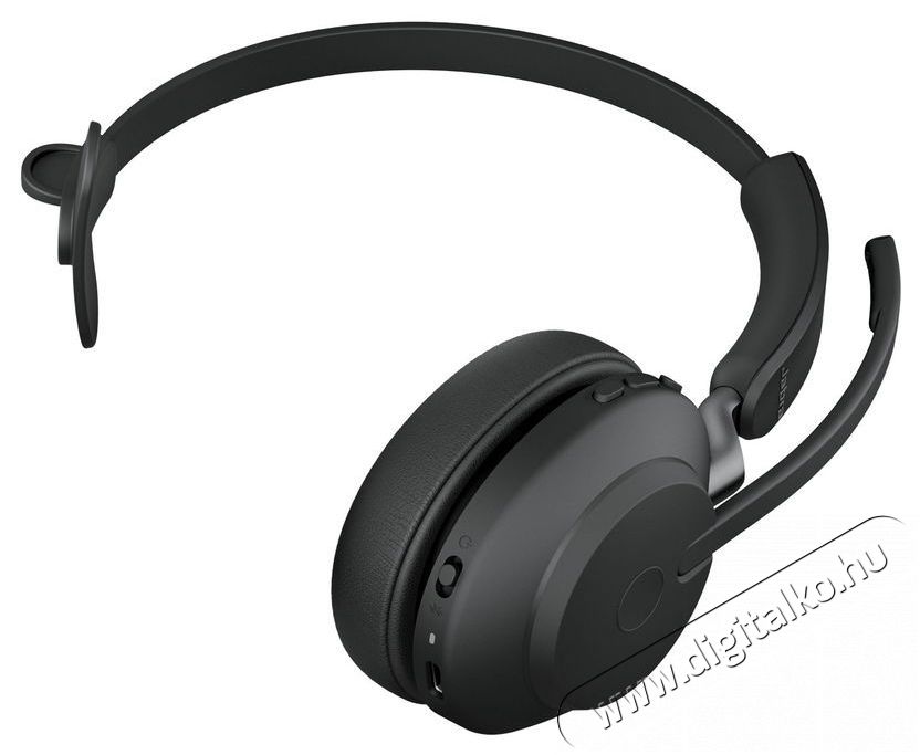 Jabra Evolve2 65, Link380/390c UC Mono, Black Audio-Video / Hifi / Multim&eacute;dia - F&uuml;l &eacute;s Fejhallgat&oacute;k - Fejhallgat&oacute; mikrofonnal / headset - 529620